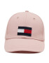 Tommy Hilfiger Kšiltovka Big Flag Cap AU0AU01076 Růžová - Pepit.cz