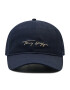 Tommy Hilfiger Kšiltovka Iconic Signature Cap AW0AW11679 Tmavomodrá - Pepit.cz