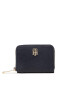 Tommy Hilfiger Malá dámská peněženka Th Element Cc Holder Corp AW0AW12080 Tmavomodrá - Pepit.cz