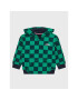 Tommy Hilfiger Mikina Checker Board KB0KB07777 M Zelená Regular Fit - Pepit.cz