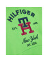 Tommy Hilfiger Mikina Curved Monogram KS0KS00395 Zelená Regular Fit - Pepit.cz