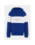 Tommy Hilfiger Mikina Essential Colorblock KB0KB08385 Modrá Regular Fit - Pepit.cz