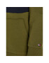 Tommy Hilfiger Mikina Essential Colorblock KB0KB08385 S Zelená Regular Fit - Pepit.cz