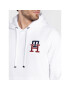 Tommy Hilfiger Mikina Essential Monogram MW0MW28677 Bílá Regular Fit - Pepit.cz