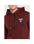 Tommy Hilfiger Mikina Essential Monogram MW0MW28677 Bordó Regular Fit - Pepit.cz