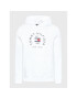 Tommy Hilfiger Mikina Flag Arch MW0MW27842 Bílá Regular Fit - Pepit.cz