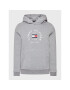 Tommy Hilfiger Mikina Flag Arch MW0MW27842 Šedá Regular Fit - Pepit.cz