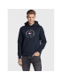 Tommy Hilfiger Mikina Flag Arch MW0MW27842 Tmavomodrá Regular Fit - Pepit.cz