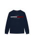 Tommy Hilfiger Mikina Flag Rib Insert KB0KB06568 D Tmavomodrá Regular Fit - Pepit.cz