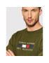 Tommy Hilfiger Mikina Four Flags MW0MW20133 Zelená Regular Fit - Pepit.cz