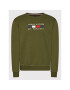 Tommy Hilfiger Mikina Four Flags MW0MW20133 Zelená Regular Fit - Pepit.cz