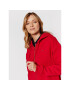 Tommy Hilfiger Mikina Full Zip WW0WW32304 Červená Relaxed Fit - Pepit.cz