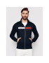 Tommy Hilfiger Mikina Global Zip Through MW0MW18367 Tmavomodrá Regular Fit - Pepit.cz