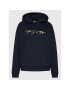 Tommy Hilfiger Mikina Gold Script WW0WW29888 Tmavomodrá Relaxed Fit - Pepit.cz