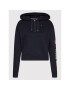 Tommy Hilfiger Mikina Half Zip UW0UW03587 Tmavomodrá Regular Fit - Pepit.cz