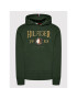 Tommy Hilfiger Mikina Icon Crest MW0MW22124 Zelená Relaxed Fit - Pepit.cz