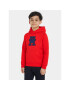 Tommy Hilfiger Mikina KS0KS00526 Červená Relaxed Fit - Pepit.cz