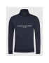 Tommy Hilfiger Mikina Logo Mockneck MW0MW20954 Tmavomodrá Regular Fit - Pepit.cz