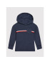 Tommy Hilfiger Mikina Mini Waffle KB0KB06884 D Tmavomodrá Regular Fit - Pepit.cz