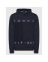 Tommy Hilfiger Mikina Mono Design MW0MW22153 Tmavomodrá Regular Fit - Pepit.cz