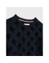 Tommy Hilfiger Mikina Monogram Allover KG0KG07040 D Tmavomodrá Regular Fit - Pepit.cz