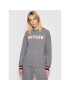 Tommy Hilfiger Mikina Oh Hoodie UW0UW02530 Šedá Regular Fit - Pepit.cz