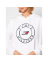 Tommy Hilfiger Mikina Round Graphic S10S101031 Bílá Loose Fit - Pepit.cz