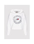 Tommy Hilfiger Mikina Round Graphic S10S101031 Bílá Loose Fit - Pepit.cz