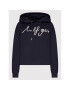 Tommy Hilfiger Mikina Script WW0WW34479 Tmavomodrá Relaxed Fit - Pepit.cz