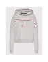 Tommy Hilfiger Mikina Signature Tape Drawstring UW0UW03582 Šedá Regular Fit - Pepit.cz