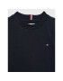 Tommy Hilfiger Mikina Solid KS0KS00234 Tmavomodrá Regular Fit - Pepit.cz