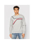 Tommy Hilfiger Mikina Split Corp Stripe Crewneck MW0MW21116 Šedá Regular Fit - Pepit.cz