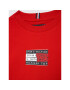 Tommy Hilfiger Mikina Tape Graphic KB0KB07344 D Červená Regular Fit - Pepit.cz