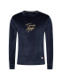 Tommy Hilfiger Mikina Track Ls Velour UM0UM01935 Tmavomodrá Regular Fit - Pepit.cz