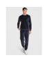 Tommy Hilfiger Mikina Velour UM0UM02670 Tmavomodrá Regular Fit - Pepit.cz