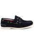 Tommy Hilfiger Mokasíny Classic Suede Boatshoe FM0FM02736 Tmavomodrá - Pepit.cz