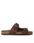 Tommy Hilfiger Nazouváky Cork Suede Buckle Sandal FM0FM04367 Hnědá - Pepit.cz