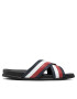 Tommy Hilfiger Nazouváky Elevated Corporate Sandal FM0FM03971 Tmavomodrá - Pepit.cz