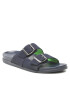 Tommy Hilfiger Nazouváky Hilfiger Nubuck Buckles Sandal FM0FM04459 Tmavomodrá - Pepit.cz