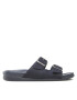 Tommy Hilfiger Nazouváky Hilfiger Nubuck Buckles Sandal FM0FM04459 Tmavomodrá - Pepit.cz