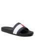 Tommy Hilfiger Nazouváky Rubber Th Flag Pool Slide FM0FM04263 Černá - Pepit.cz