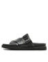 Tommy Hilfiger Nazouváky Th Cleated Leather Sandal FM0FM04458 Černá - Pepit.cz