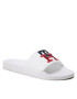 Tommy Hilfiger Nazouváky Th Raised Embroidery Pool Slide FM0FM04349 Bílá - Pepit.cz