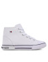 Tommy Hilfiger Plátěnky High Top Lace-Up Sneaker T3X4-32209-0890 M Bílá - Pepit.cz