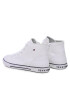 Tommy Hilfiger Plátěnky High Top Lace-Up Sneaker T3X4-32209-0890 S Bílá - Pepit.cz