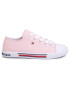 Tommy Hilfiger Plátěnky Low Cut Lace-Up Sneaker T3A4-30605-0890 S Růžová - Pepit.cz