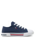 Tommy Hilfiger Plátěnky Low Cut Lace-Up Sneaker T3X4-30692-0890 M Tmavomodrá - Pepit.cz