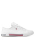 Tommy Hilfiger Plátěnky Low Cut Lace Up Sneaker T3X4-30692-0890 S Bílá - Pepit.cz