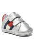 Tommy Hilfiger Polobotky Velcro Shoe Silver T0A4-32110-1070 Stříbrná - Pepit.cz