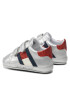 Tommy Hilfiger Polobotky Velcro Shoe Silver T0A4-32110-1070 Stříbrná - Pepit.cz